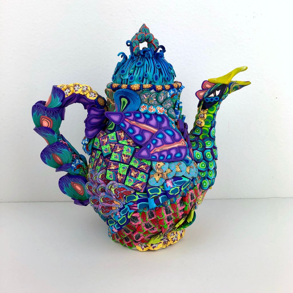 Small Peacock Teapot
