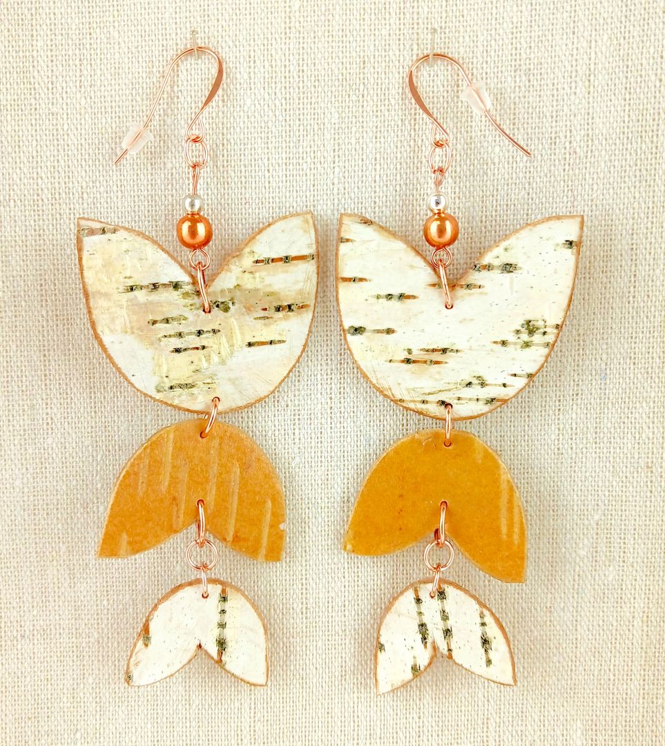 Birch Petal Earrings
