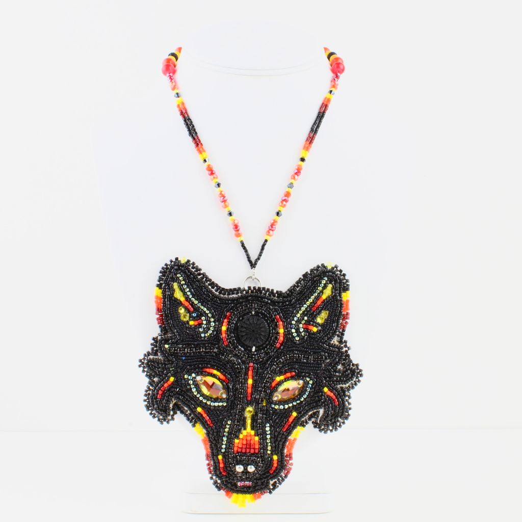 Black Firewolf Necklace