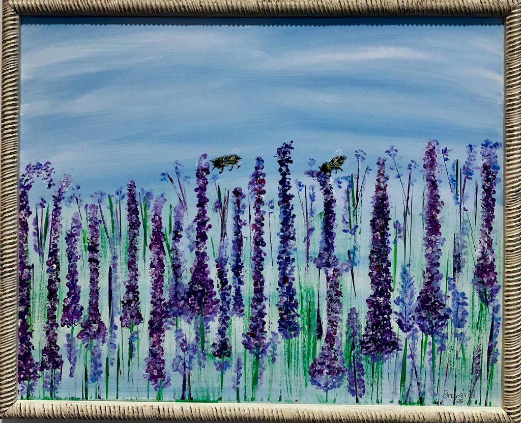 Buzzing Bees Under Blue Skies