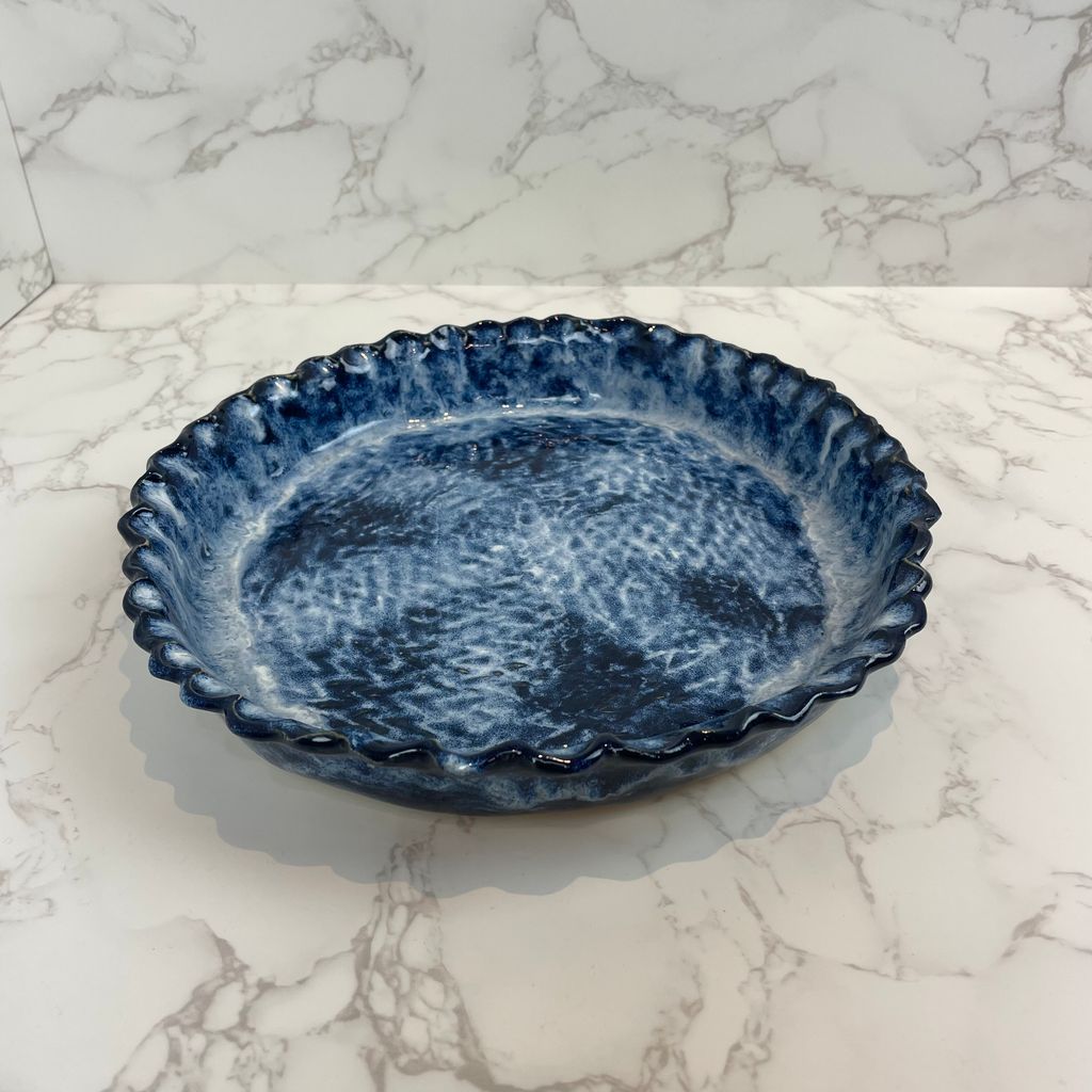 Blue Pie Plate by MA