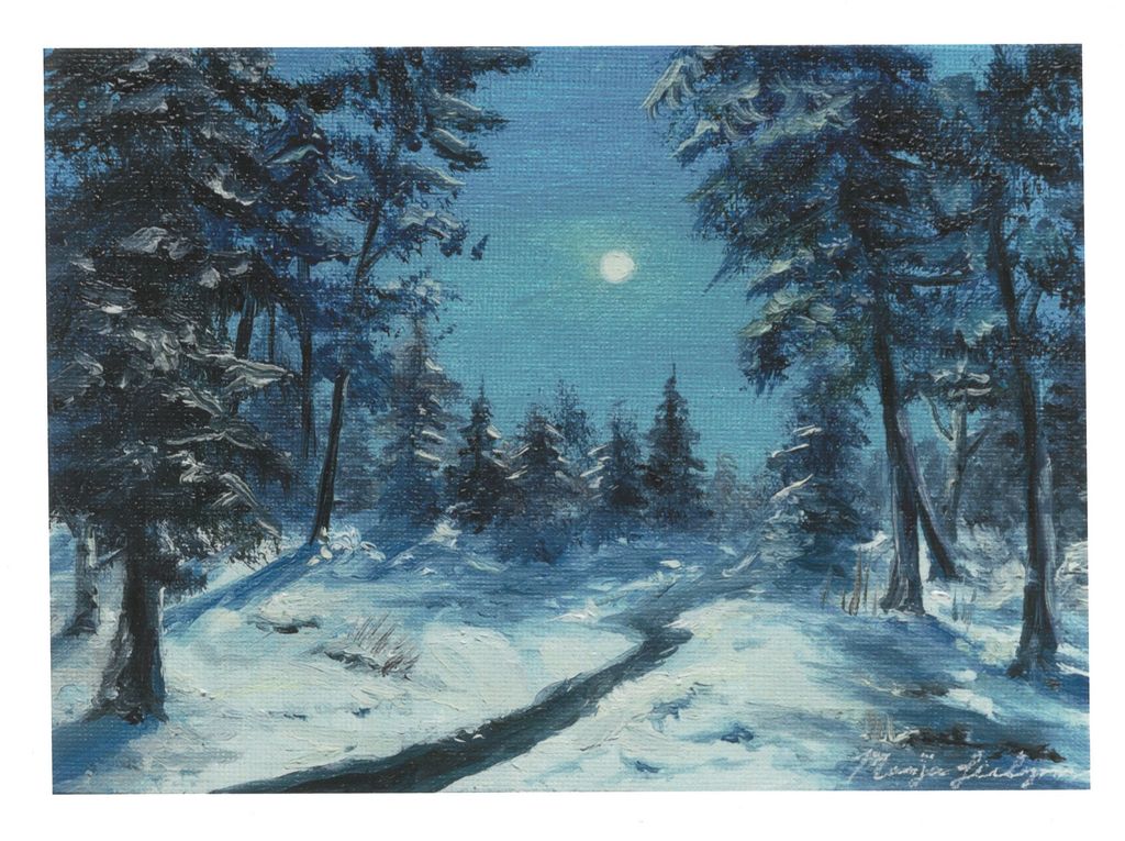 Winter Moonrise (Print)