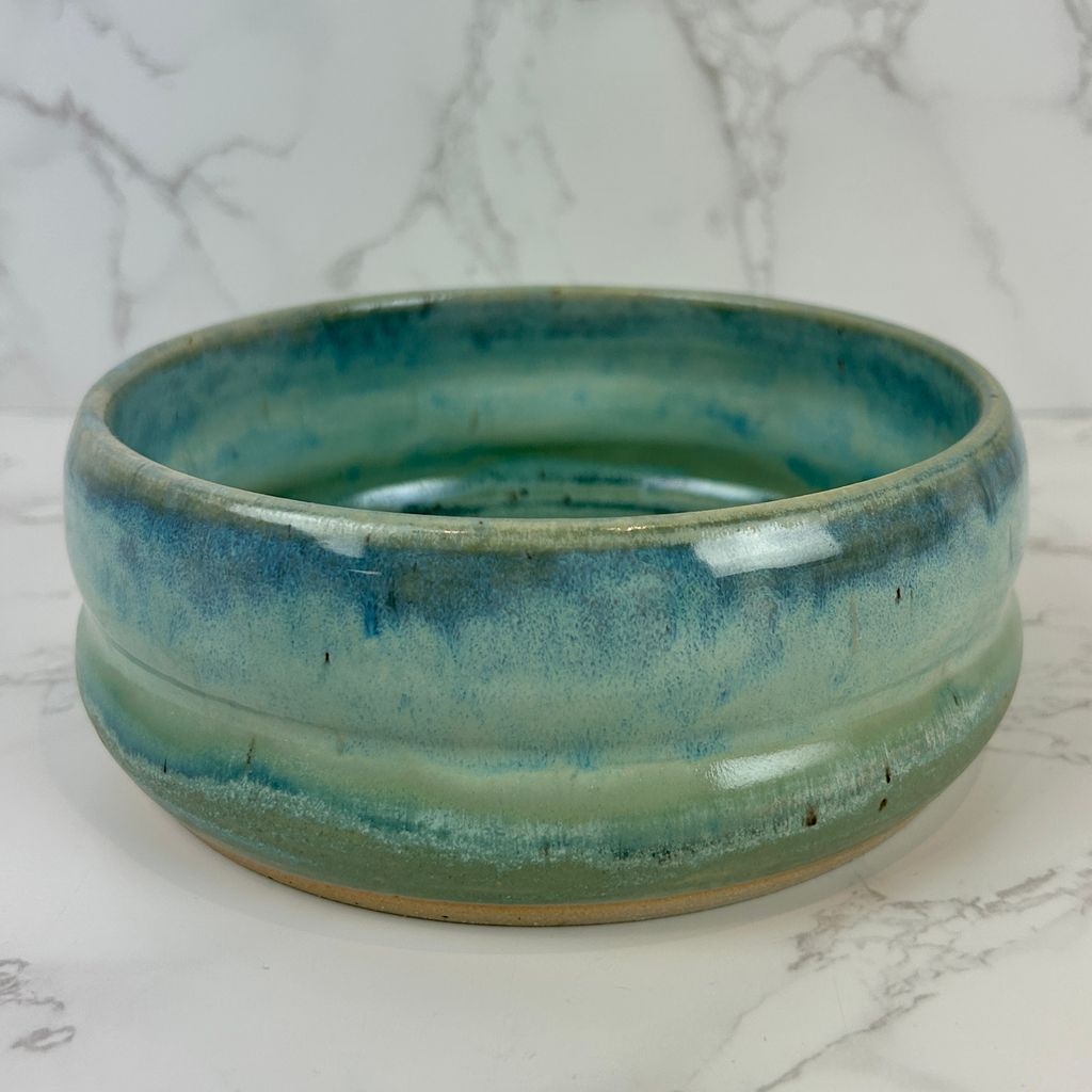 EC - Seafoam Low Bowl