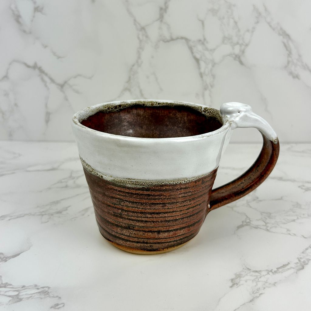 Copper and White Mug - MA