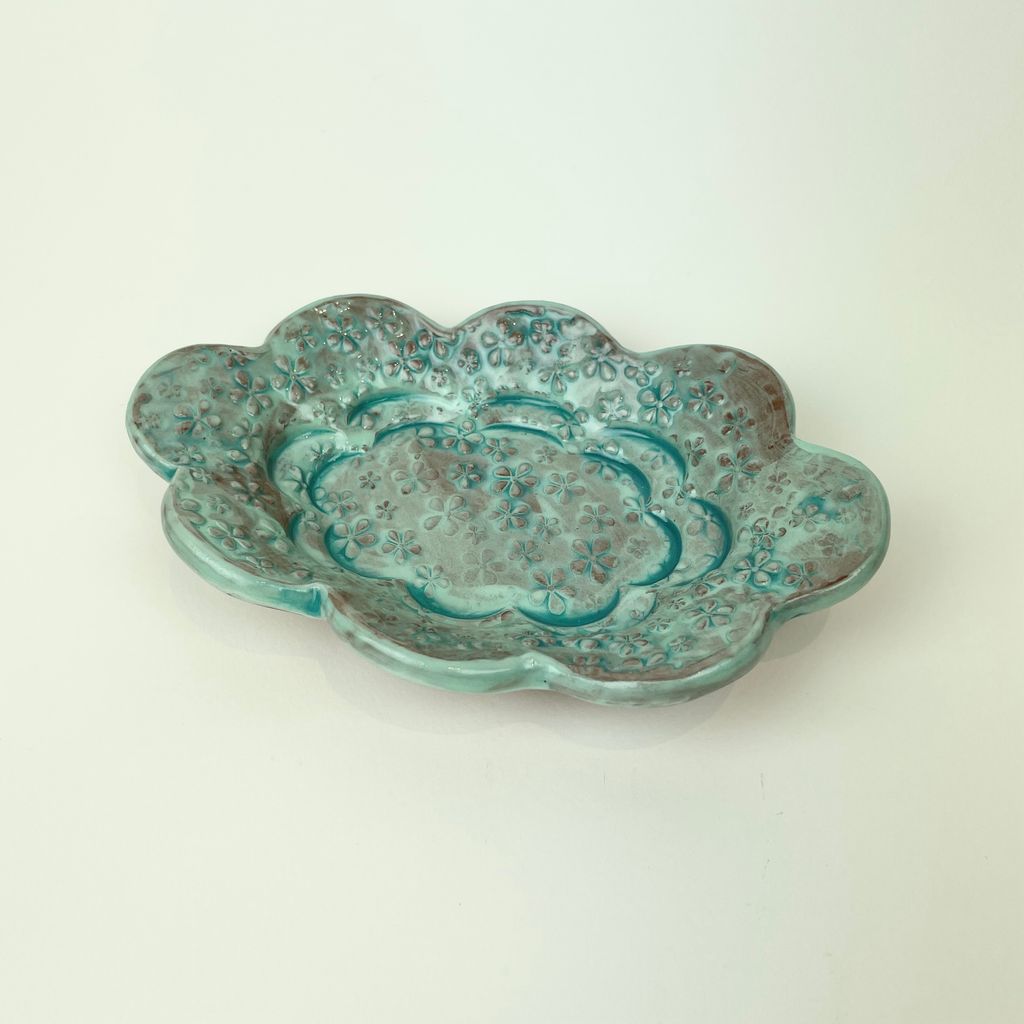 Small Teal Tray NB