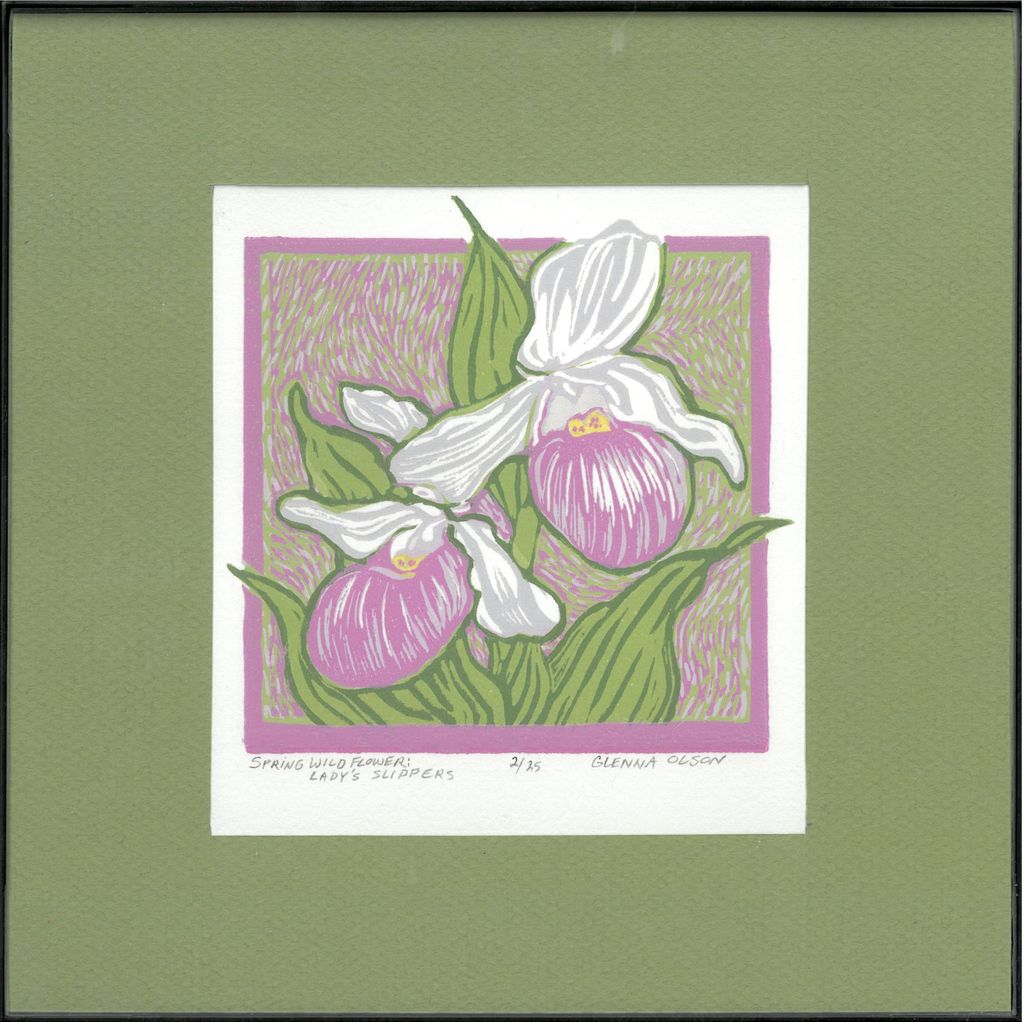 Spring Wild Flower: Lady's Slippers