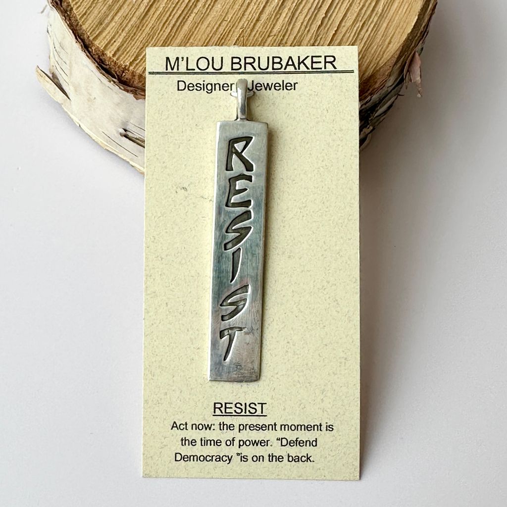 Large Resist Pendant #544