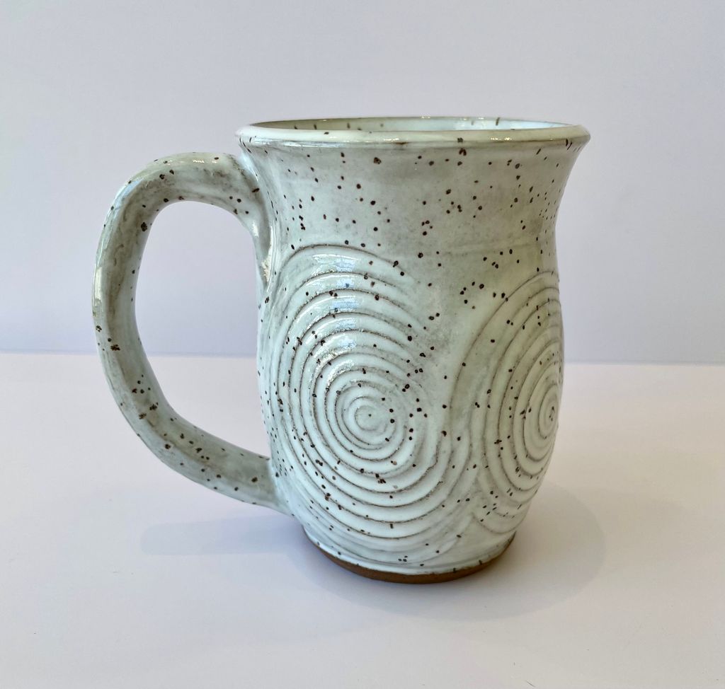 White Speckle Mug LE