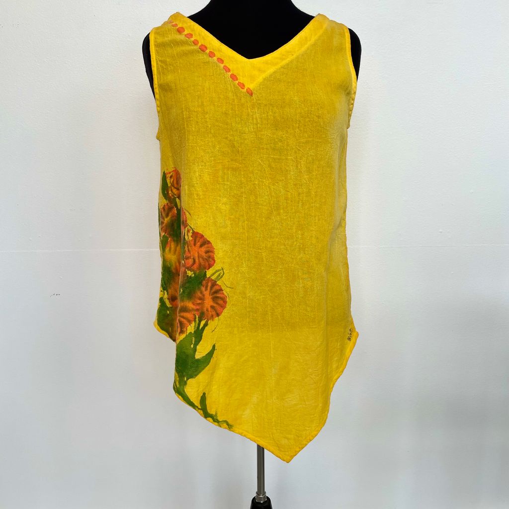 Yellow Hand Dyed Top CH