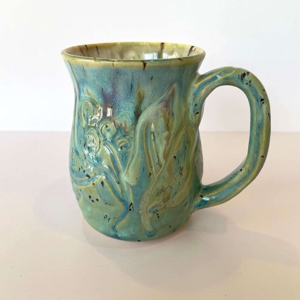 Carved Blue Mug LE