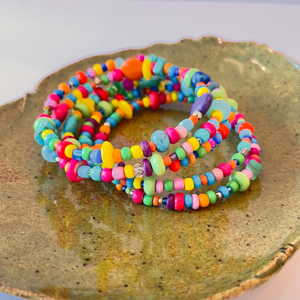 Colorful Coil Bracelet JS
