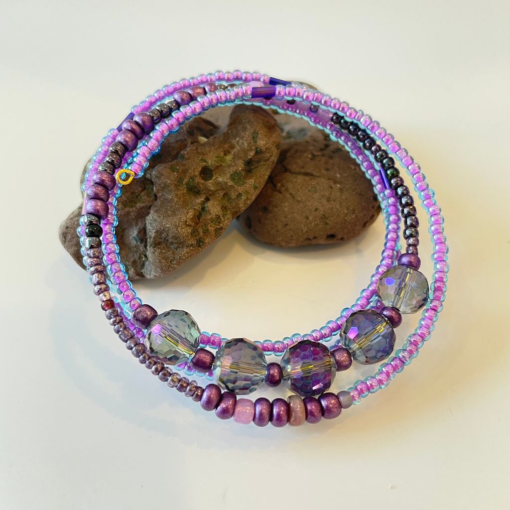 Purple Coil Bracelet JS