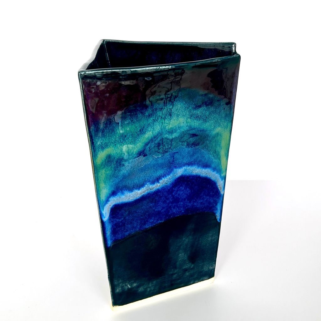 Northern Lights Vase III