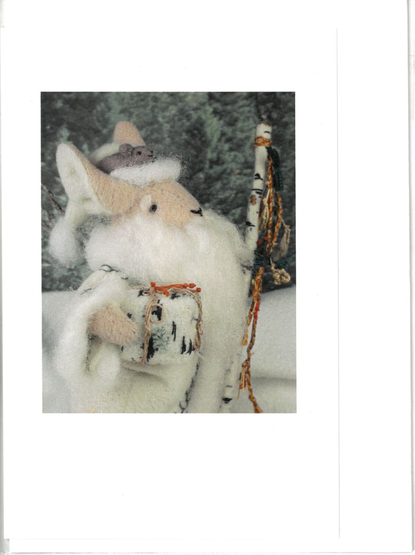 Woodland Santa Card
