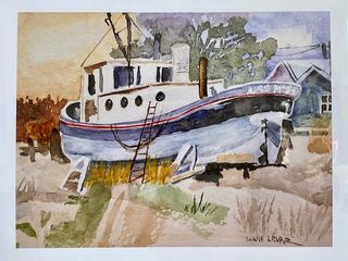Old Boat Memories - 11 x 14 Print