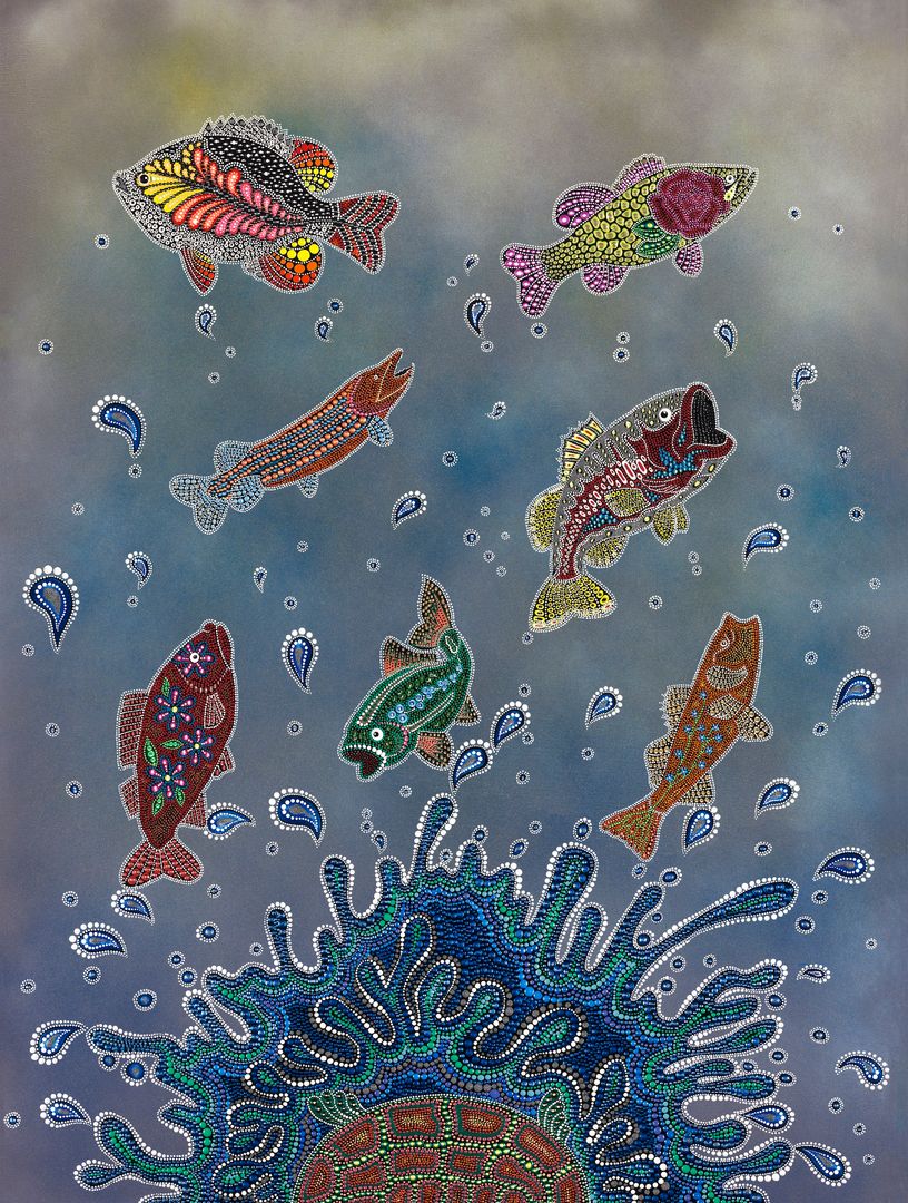 Fish - Print on Canvas