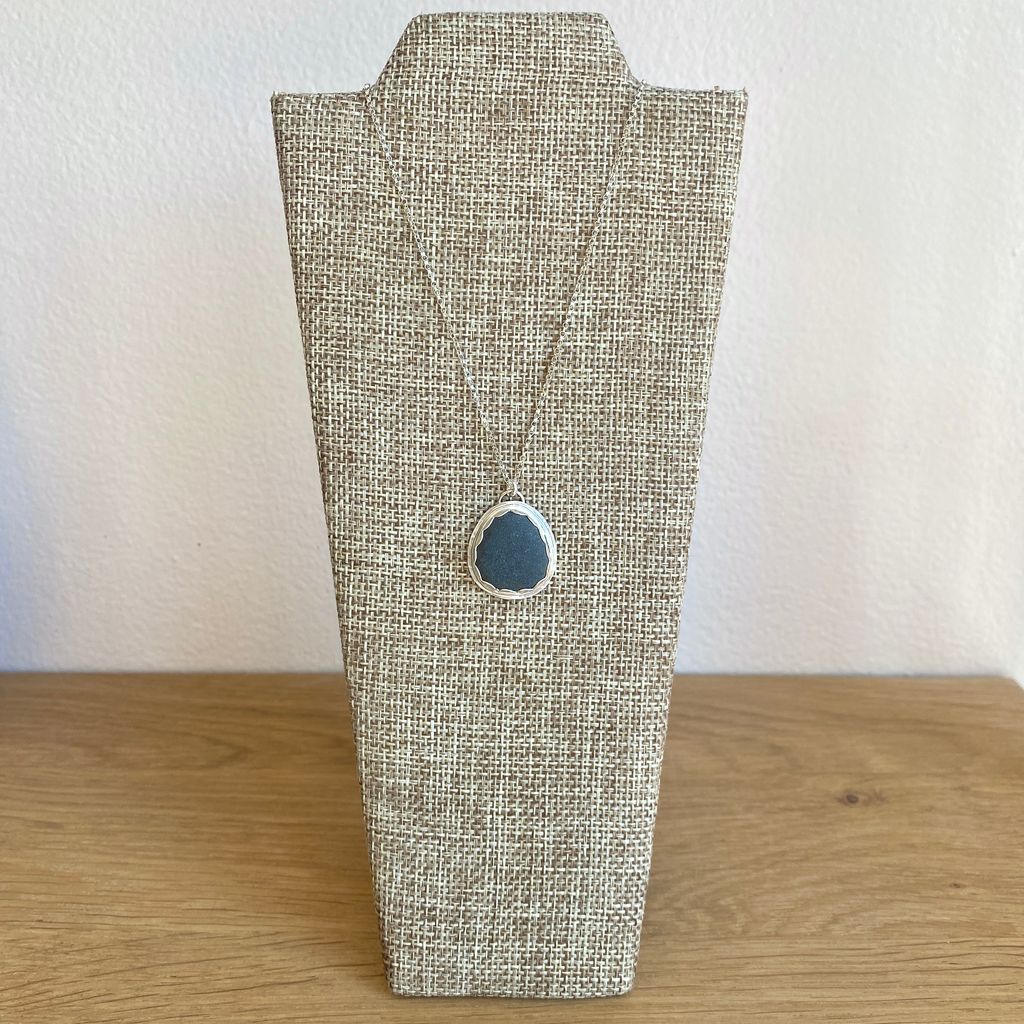 Bezel Stone Necklace