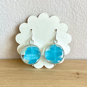 Bombay Sapphire Bottle Earrings