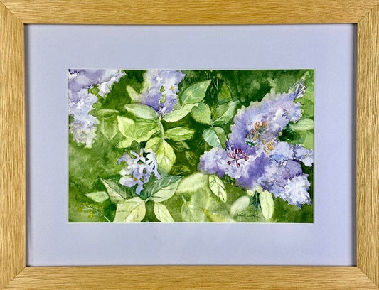 Lilacs Framed