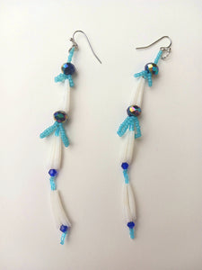 4"  Blue Earrings