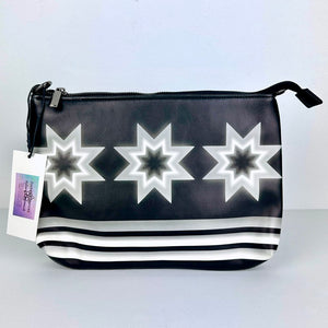 HK Star Purse- Black/White