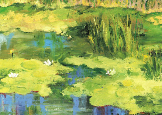 Lilies on Swan - Card