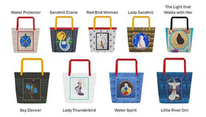 Mural Blanket Tote Bags