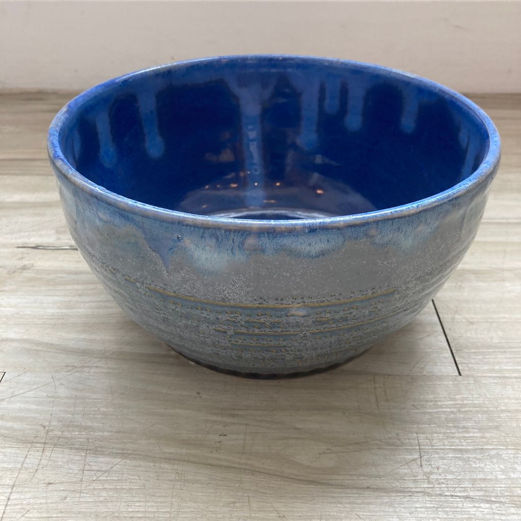 Blue Drip Bowl