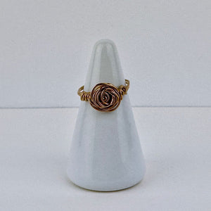 Bronze Rose Ring