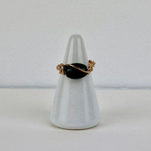 Bronze Ring And Black