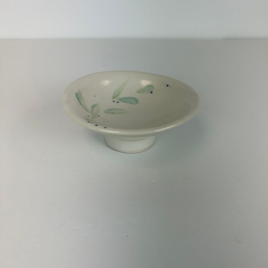 Bowl- Green Leaves Small 2