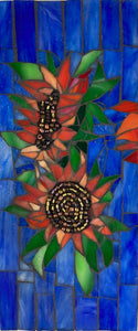 Sunflowers in Blue