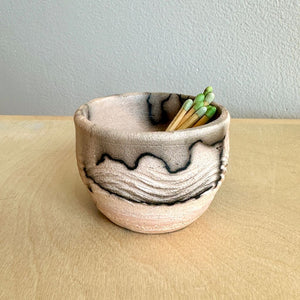 Horse Hair Vase - Low/ Matches