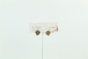 Sterling Silver Short Concave Earrings