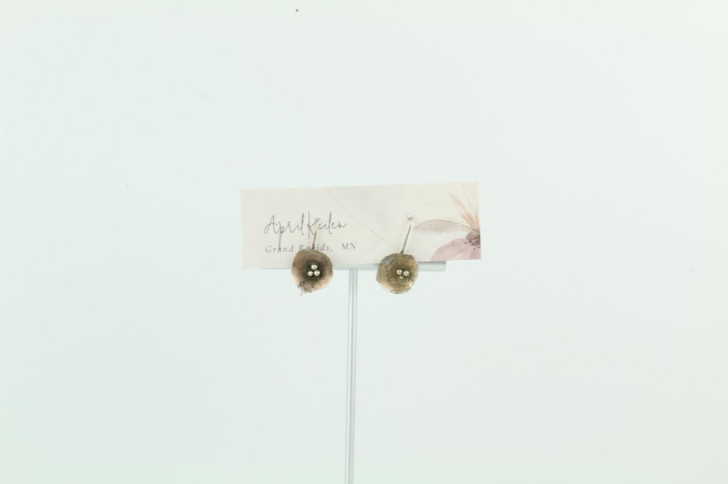 Sterling Silver Short Concave Earrings