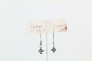 Sterling Silver Flower Earrings