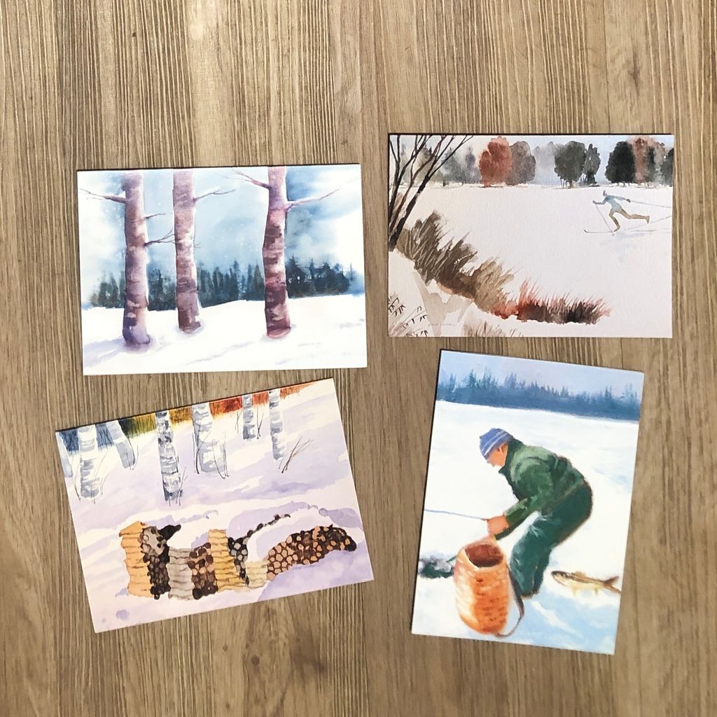 Winter Collection (set of 8 cards)