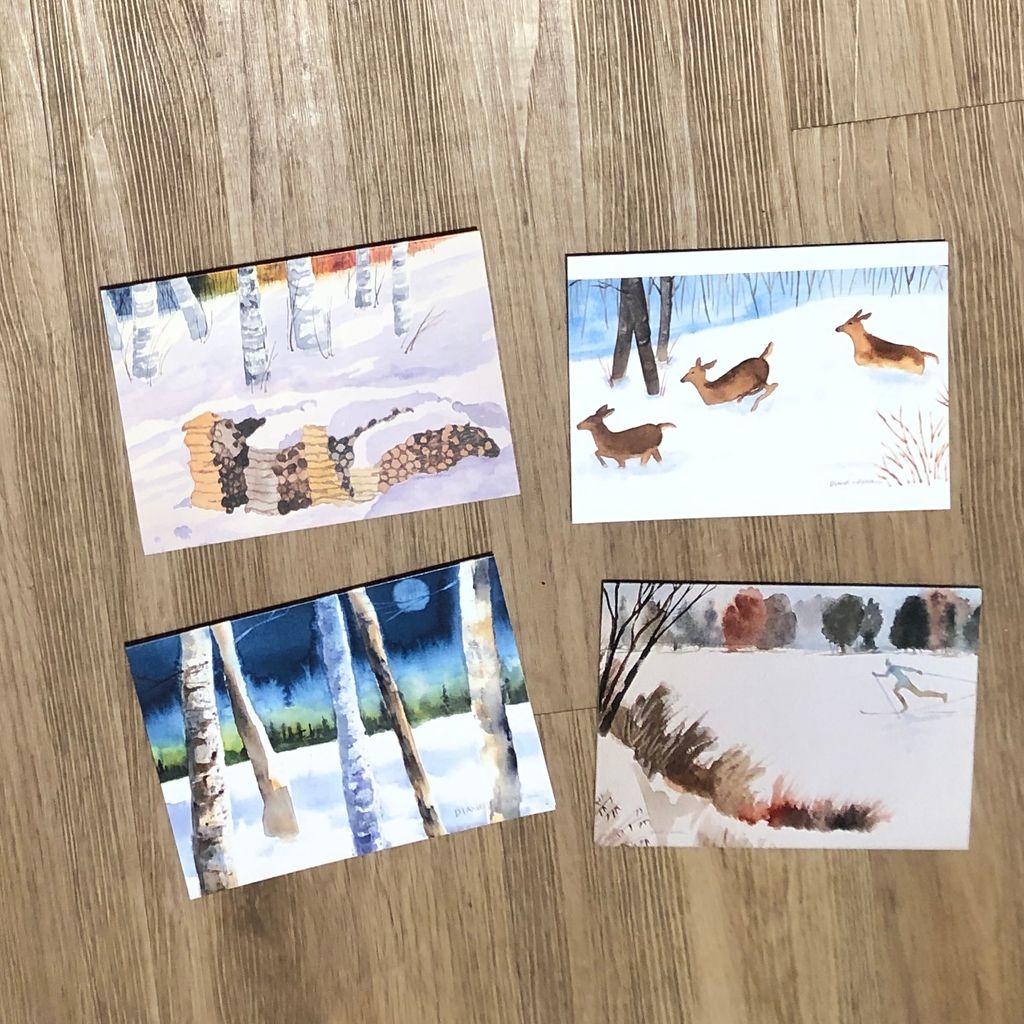 Winter Collection II - Set of 8 Cards