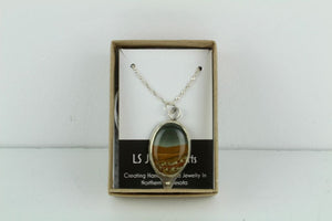 #24 Picture Jasper Pendant (Sterling Silver)