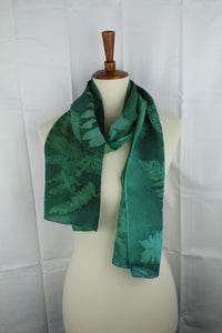 Green Silk Scarf