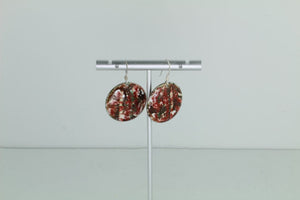 Red Enamel Earring