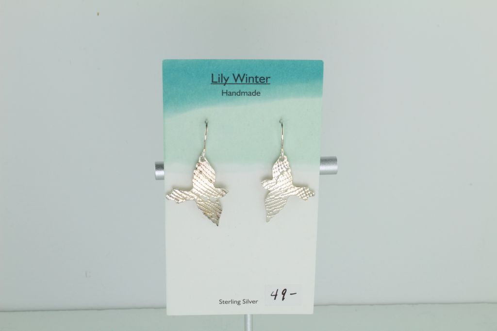 Sterling Silver Bird Earring