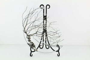 Black and Silver Crescent Moon Tree