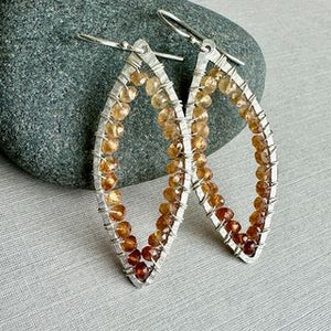 Spessartine Garnet Earrings