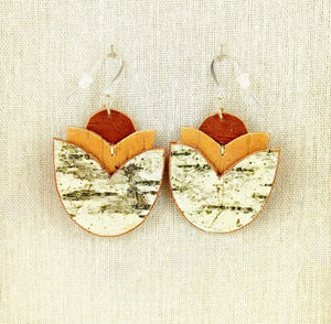 Birchbark Bloom Earings