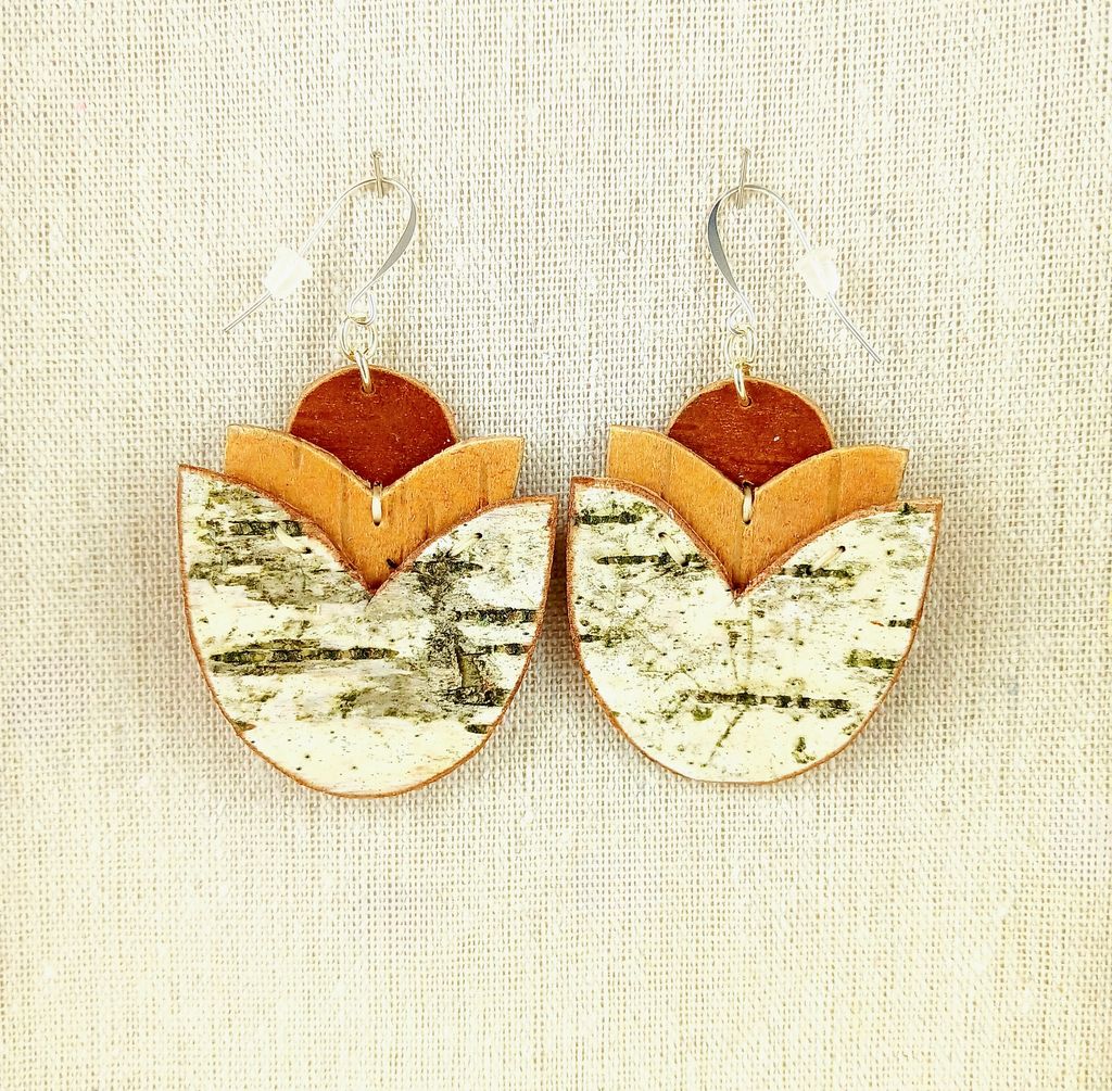 Birchbark Bloom Earings