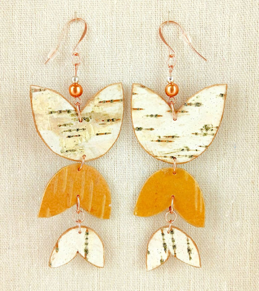 Birch Petal Earrings