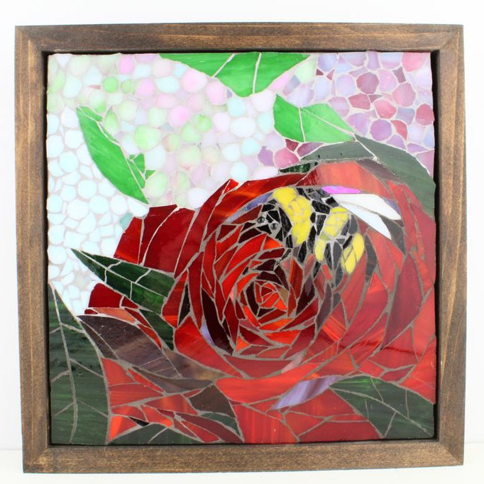 Bumblebee on Rose
