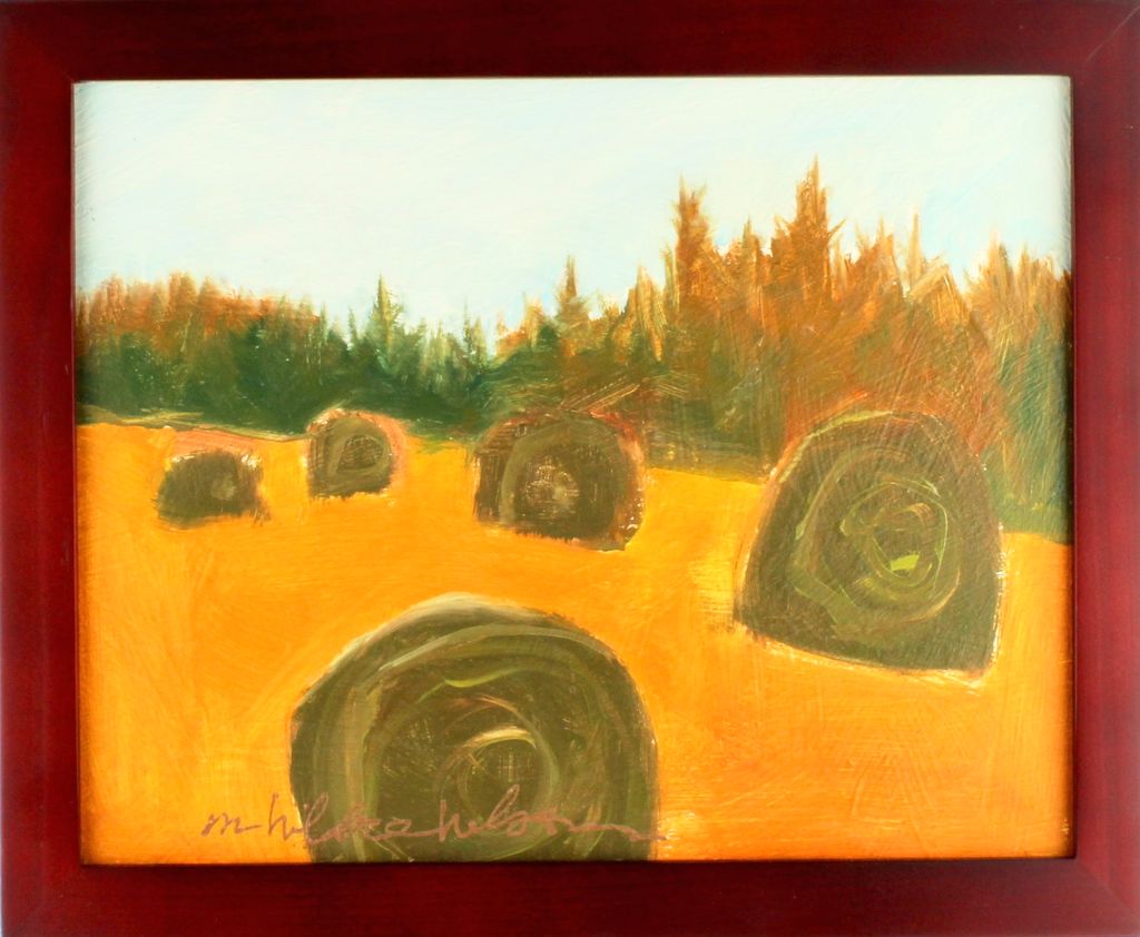 Sax Zim Hay Bales