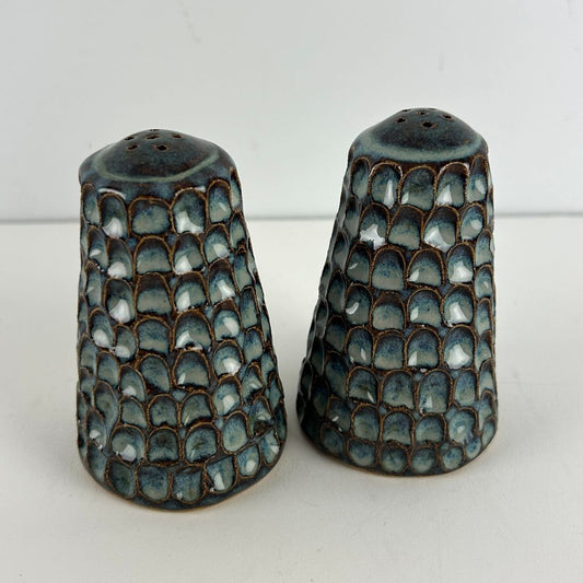 Carved Salt and Pepper Set